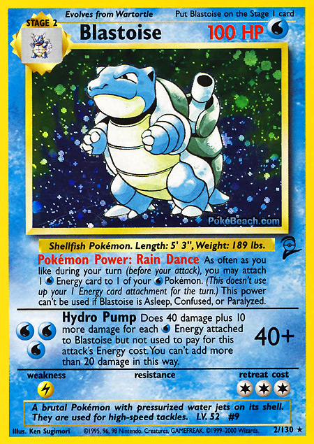 Carta de la expansión Base Set 2