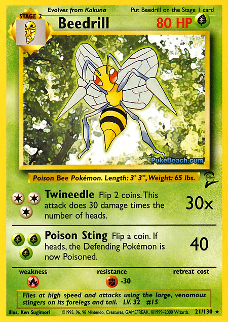 Carta de la expansión Base Set 2