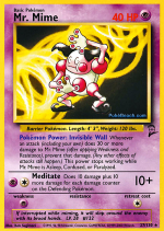 Carta de la expansión Base Set 2