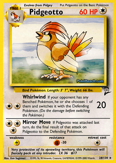 Carta de la expansión Base Set 2