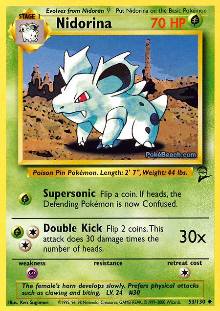 Carta de la expansión Base Set 2