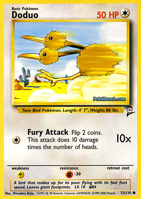 Carta de la expansión Base Set 2
