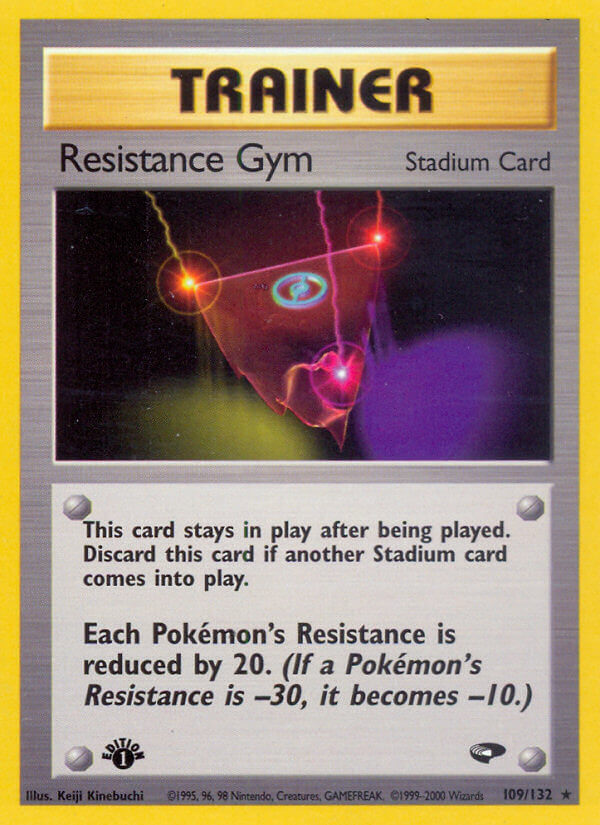 Carta de la expansión Gym Challenge