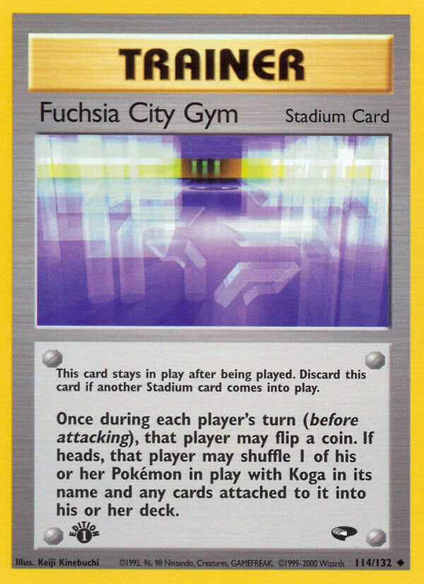 Carta de la expansión Gym Challenge