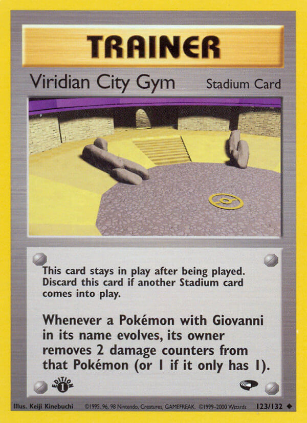 Carta de la expansión Gym Challenge