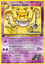 Carta de la expansión Gym Challenge