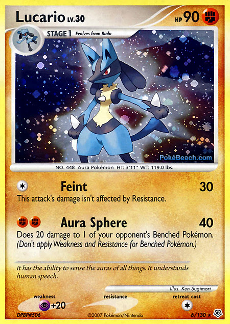 Carta de la expansión Diamante y Perla