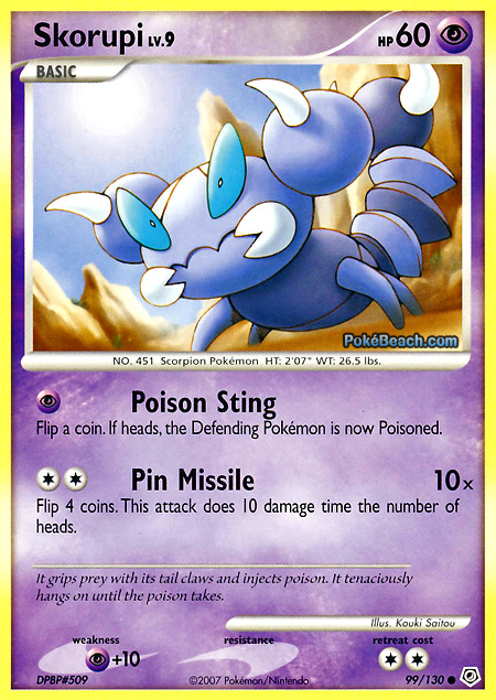 Carta de la expansión Diamante y Perla