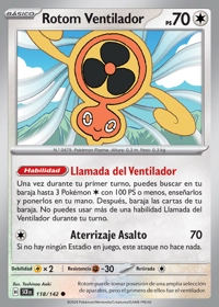 Rotom Ventilador (118/175)