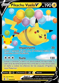 Pikachu Vuelo V (006/050)
