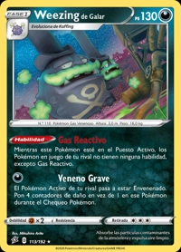 Weezing de Galar (113/209)