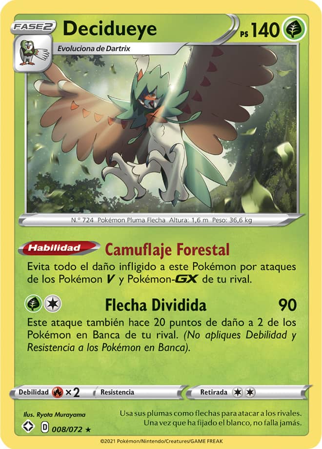 Carta de la expansión Destinos Brillantes