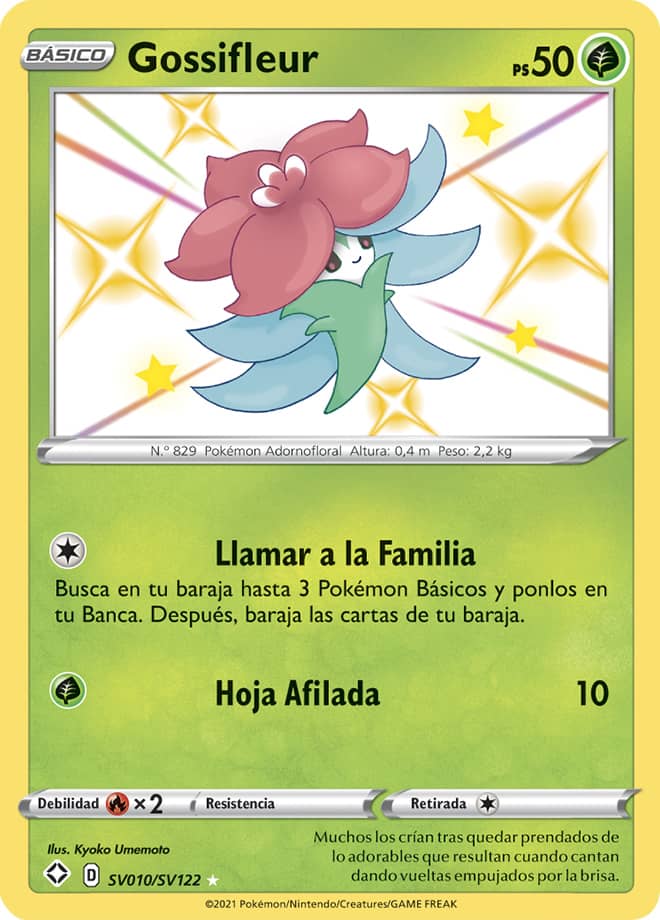 Carta de la expansión Destinos Brillantes