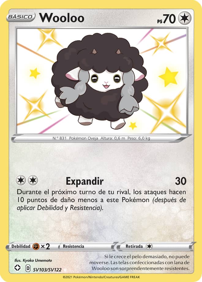 Carta de la expansión Destinos Brillantes