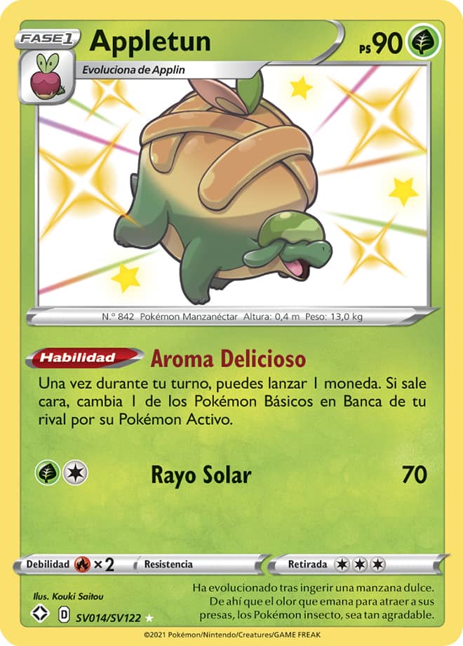 Carta de la expansión Destinos Brillantes