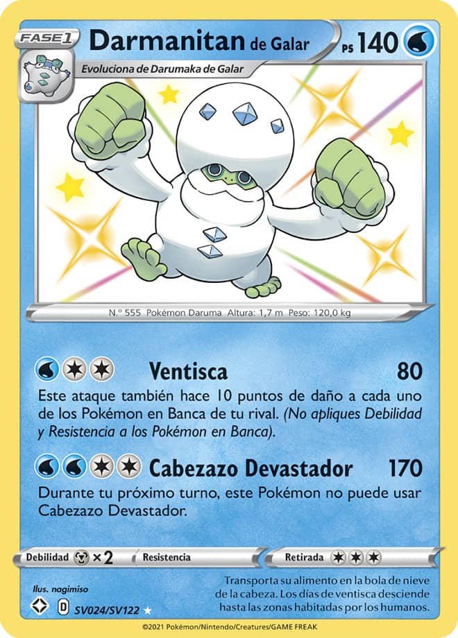 Carta de la expansión Destinos Brillantes