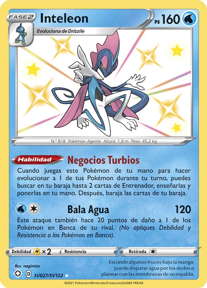 Carta de la expansión Destinos Brillantes