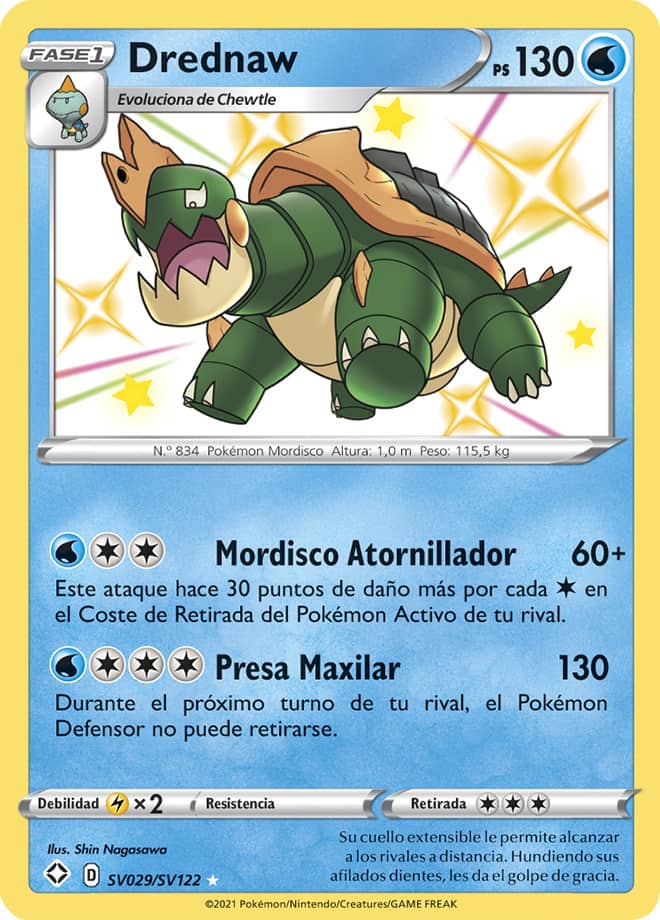 Carta de la expansión Destinos Brillantes