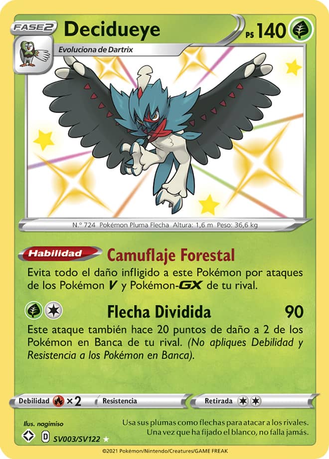 Carta de la expansión Destinos Brillantes