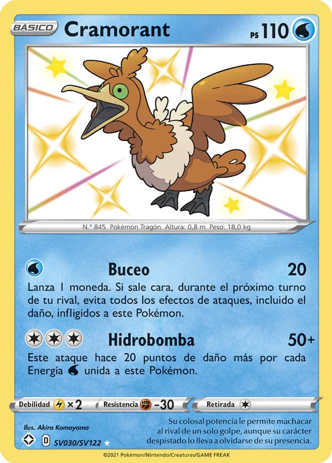 Carta de la expansión Destinos Brillantes