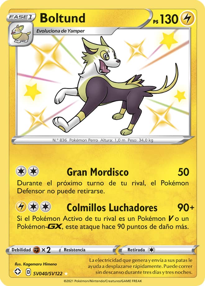 Carta de la expansión Destinos Brillantes