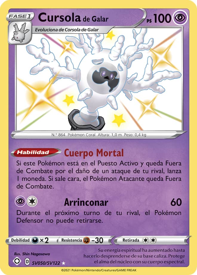 Carta de la expansión Destinos Brillantes