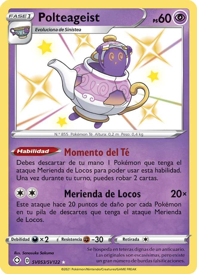 Carta de la expansión Destinos Brillantes