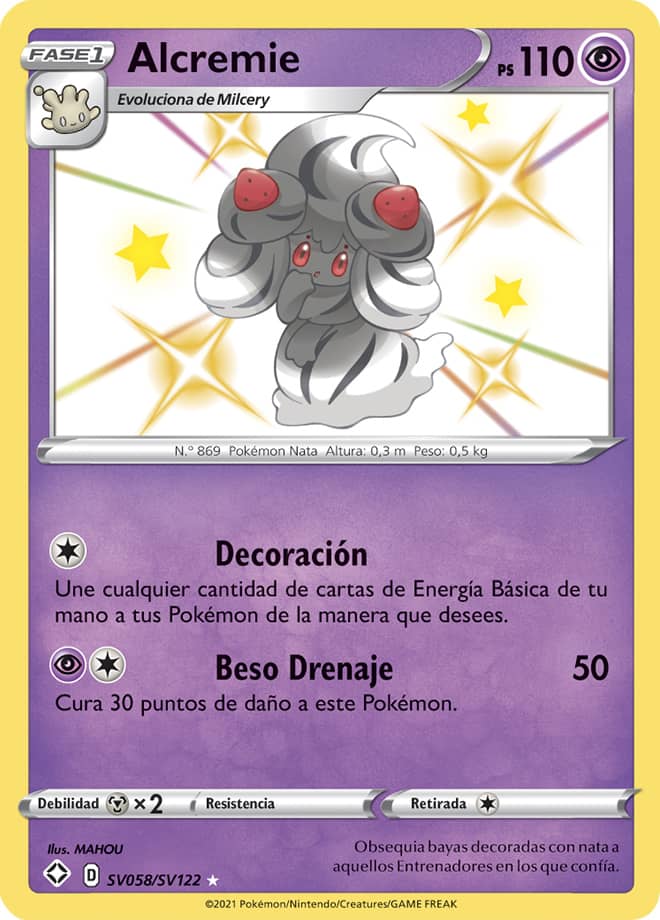 Carta de la expansión Destinos Brillantes