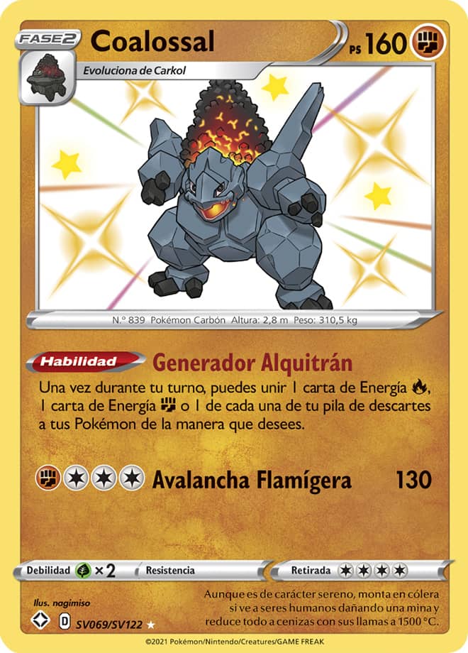Carta de la expansión Destinos Brillantes