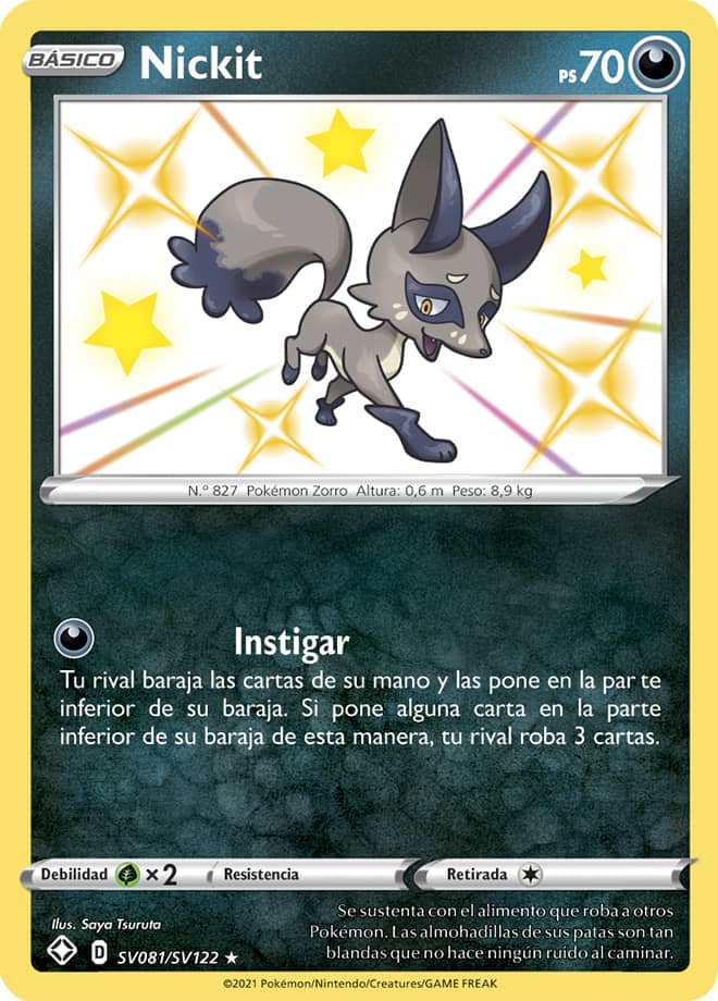 Carta de la expansión Destinos Brillantes