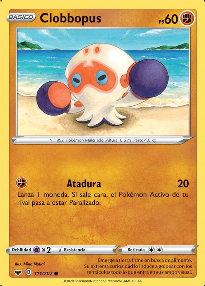 Carta de la expansión Espada y Escudo