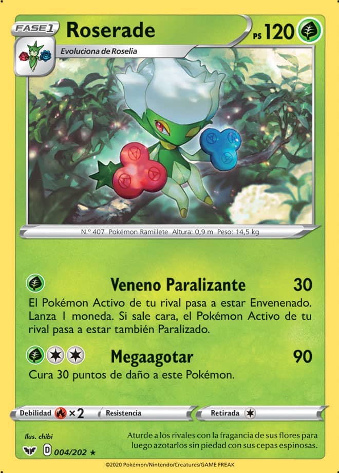 Carta de la expansión Espada y Escudo