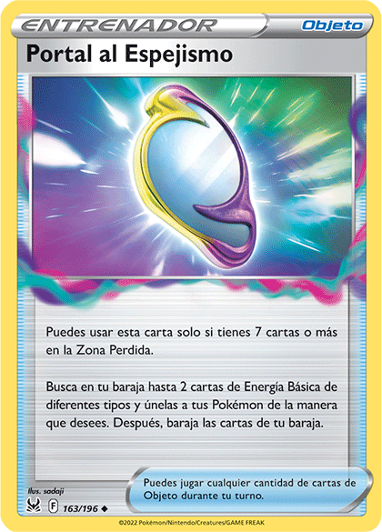 Carta de la expansión Origen Perdido