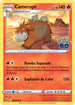 Carta de la expansión Pokémon GO