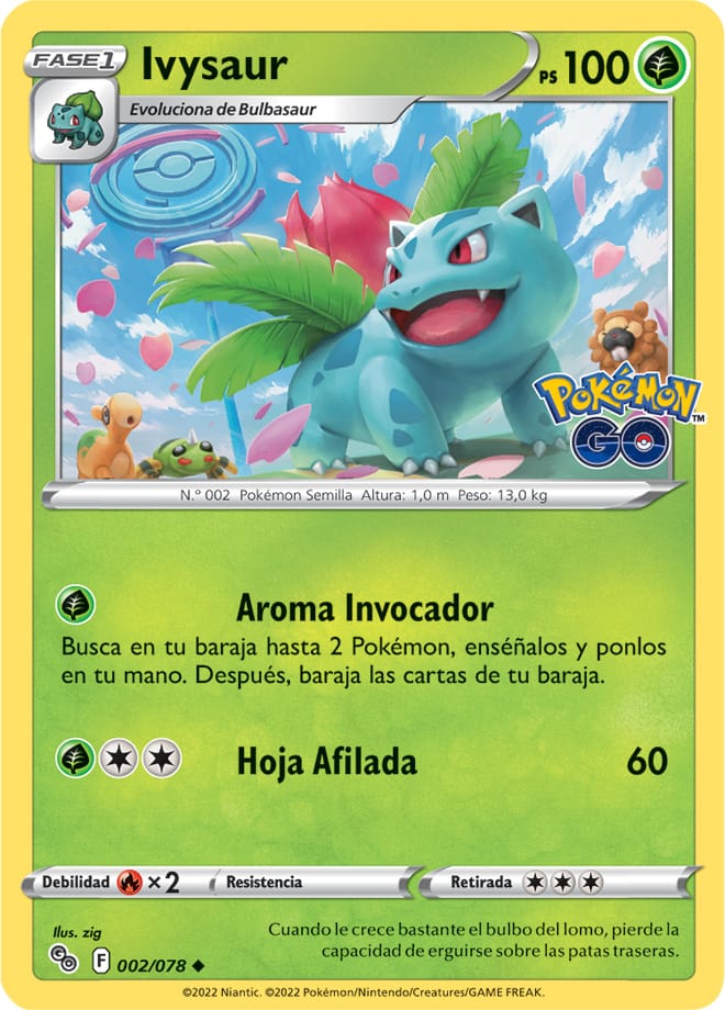 Carta de la expansión Pokémon GO