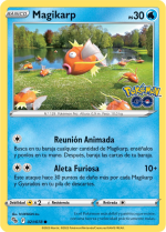 Carta de la expansión Pokémon GO