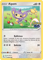 Carta de la expansión Pokémon GO