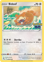 Carta de la expansión Pokémon GO