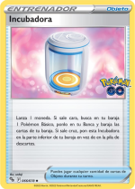 Carta de la expansión Pokémon GO