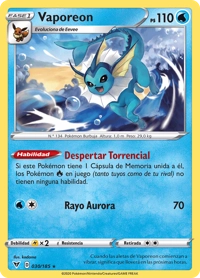 Vaporeon (030/185)