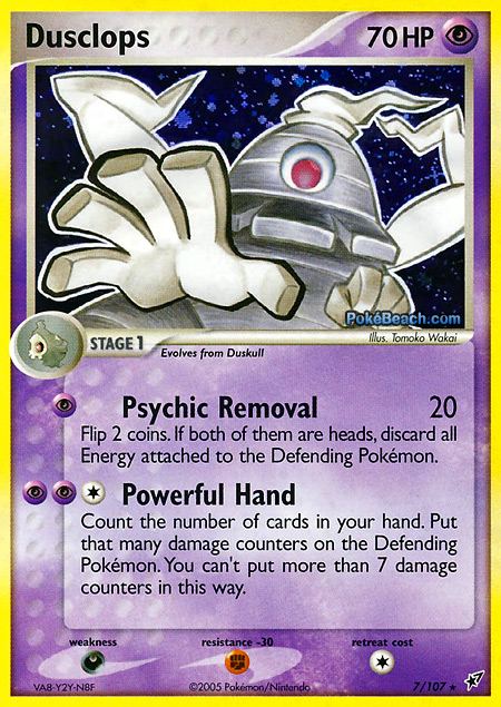Carta de la expansión Deoxys