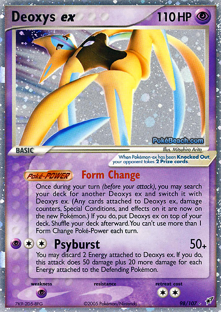 Carta de la expansión Deoxys
