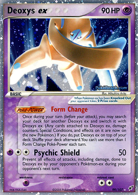 Carta de la expansión Deoxys