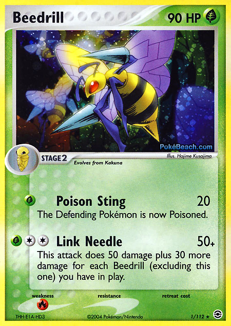 Carta de la expansión FireRed y LeafGreen