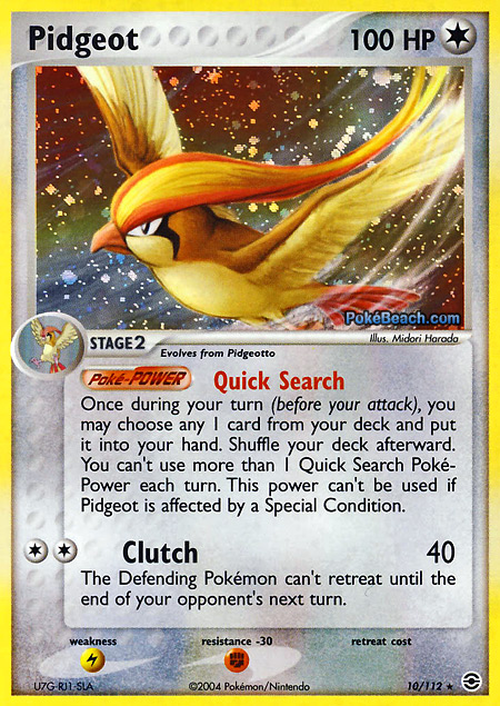 Carta de la expansión FireRed y LeafGreen