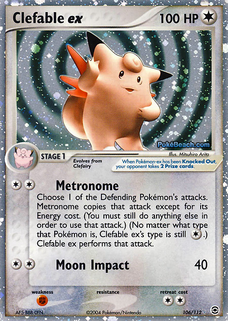 Carta de la expansión FireRed y LeafGreen