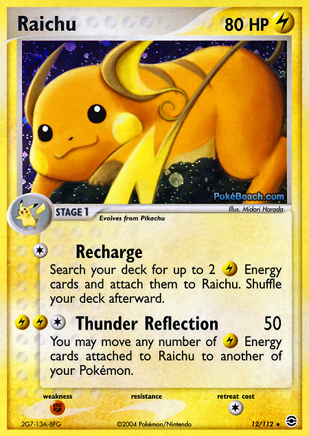 Carta de la expansión FireRed y LeafGreen