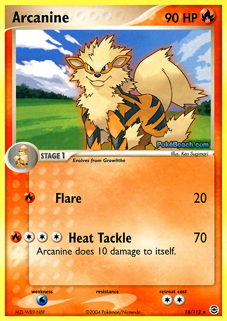 Carta de la expansión FireRed y LeafGreen