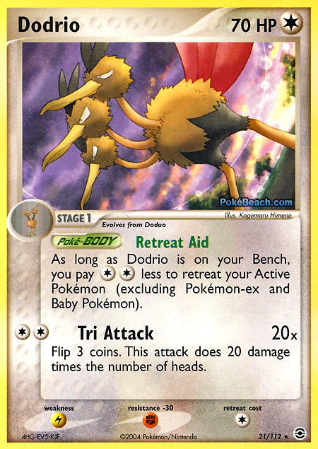 Carta de la expansión FireRed y LeafGreen