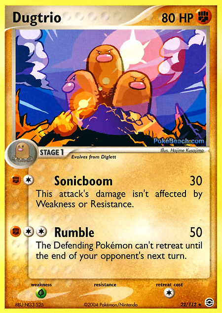 Carta de la expansión FireRed y LeafGreen